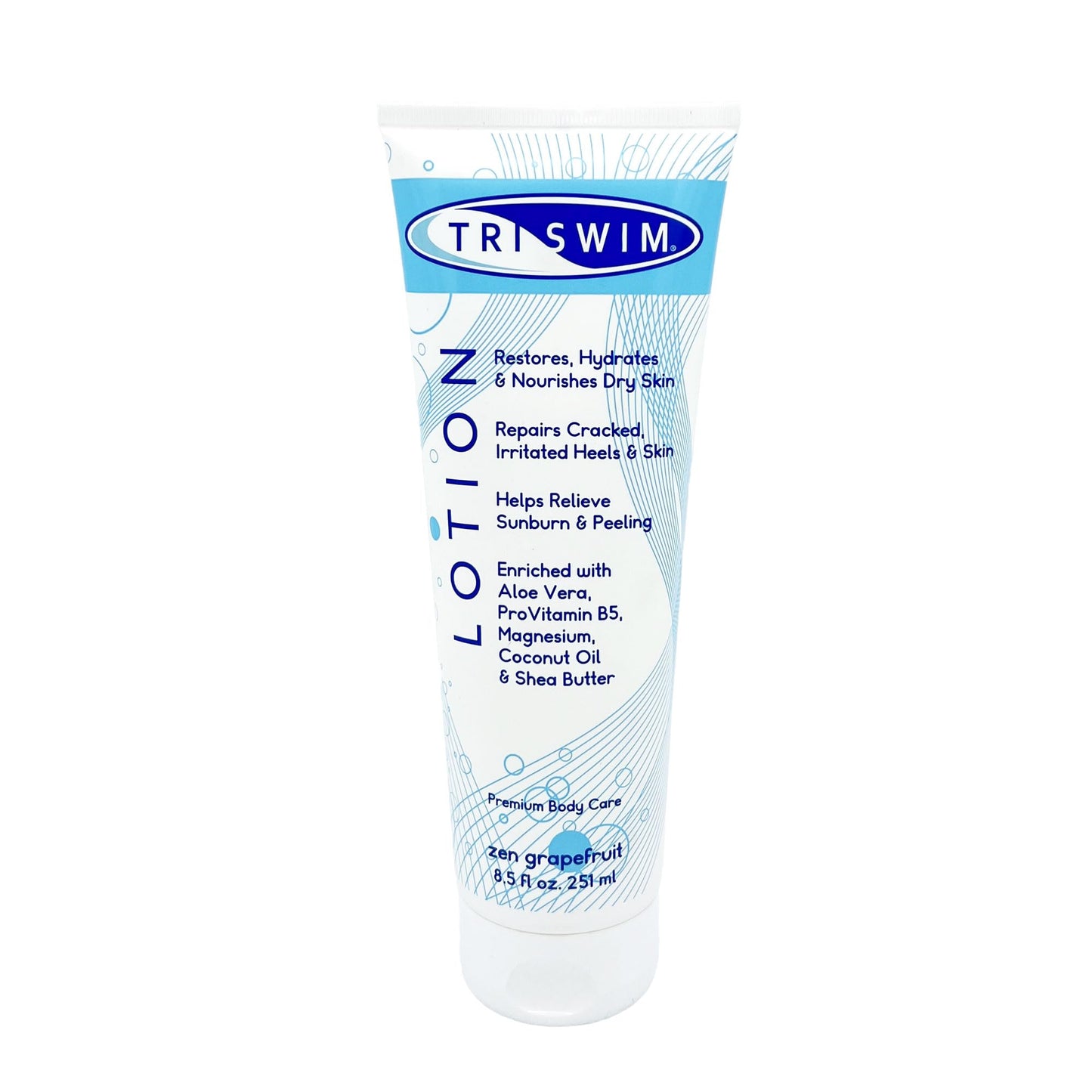 TRISWIM Swimmers Lotion Moisturizing Skin Repair with Aloe Vera & Vitamins