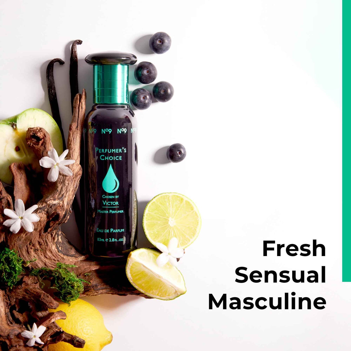 Perfumer's Choice Milton-Lloyd No 9 Victor - Cologne for Men - Aromatic Fougere Fragrances - Mens Cologne - Long Lasting Perfume for Men - 2.8 oz