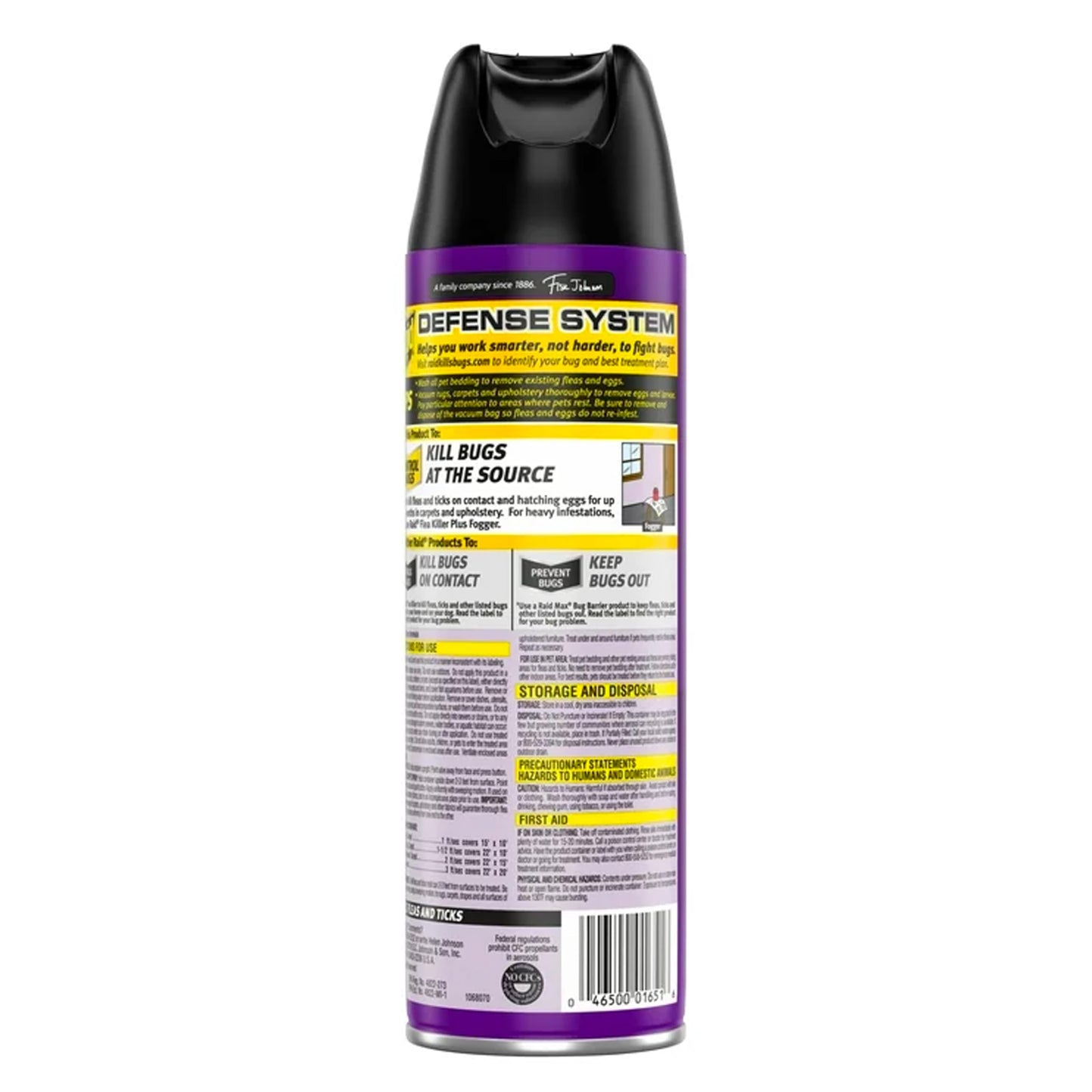 Raid Flea Killer Carpet & Room Spray, Kills hatching eggs for up to 4 months, 16 Oz