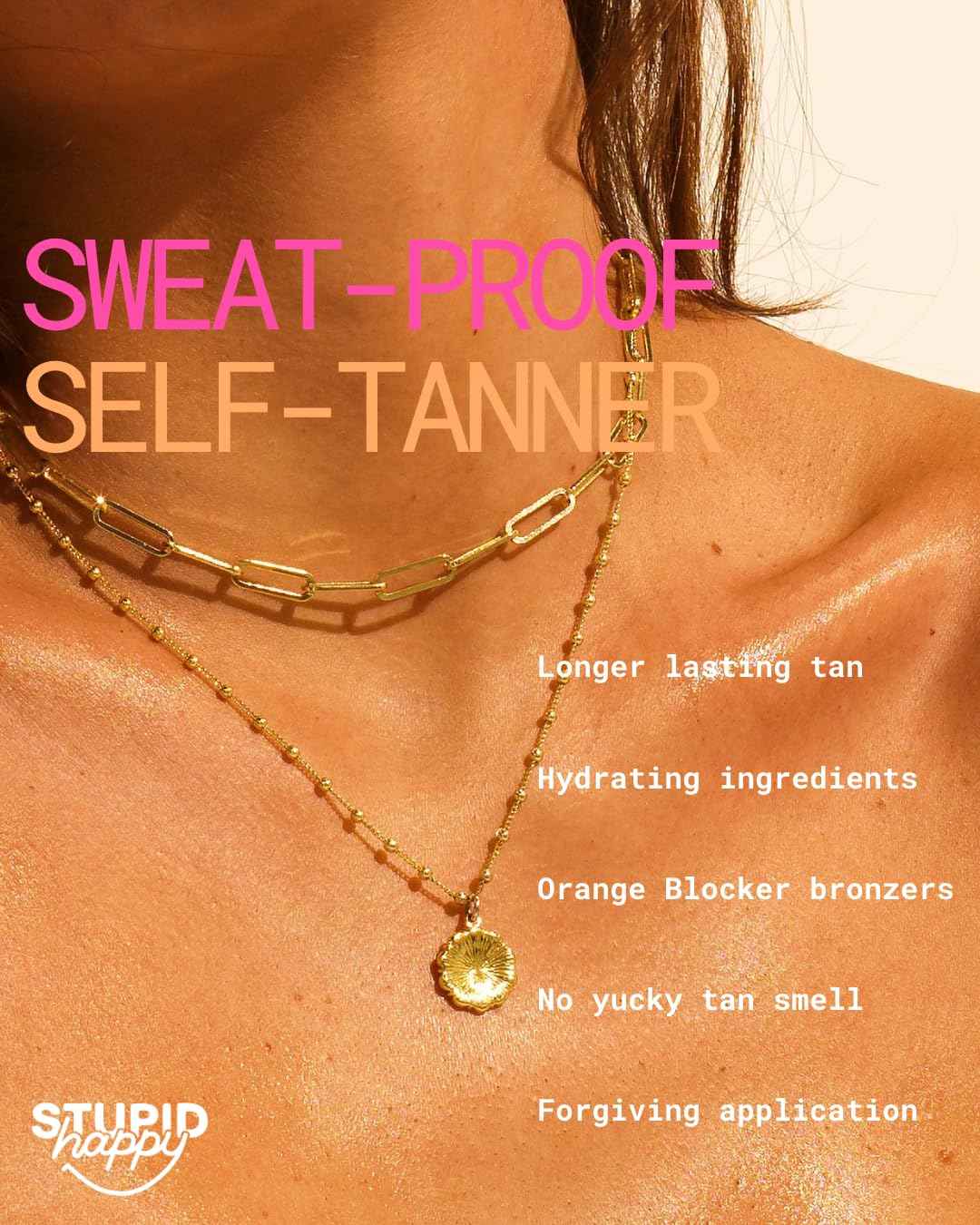 Self Tanner Mousse for Women – Sweat-Resistant, Odor-Free & Streak-Free | Brown-Based, Water-Based Formula for a Natural Medium Tan | Rapid Rinse, Non-Toxic Sunless Tanning Mousse, 4.2 fl oz