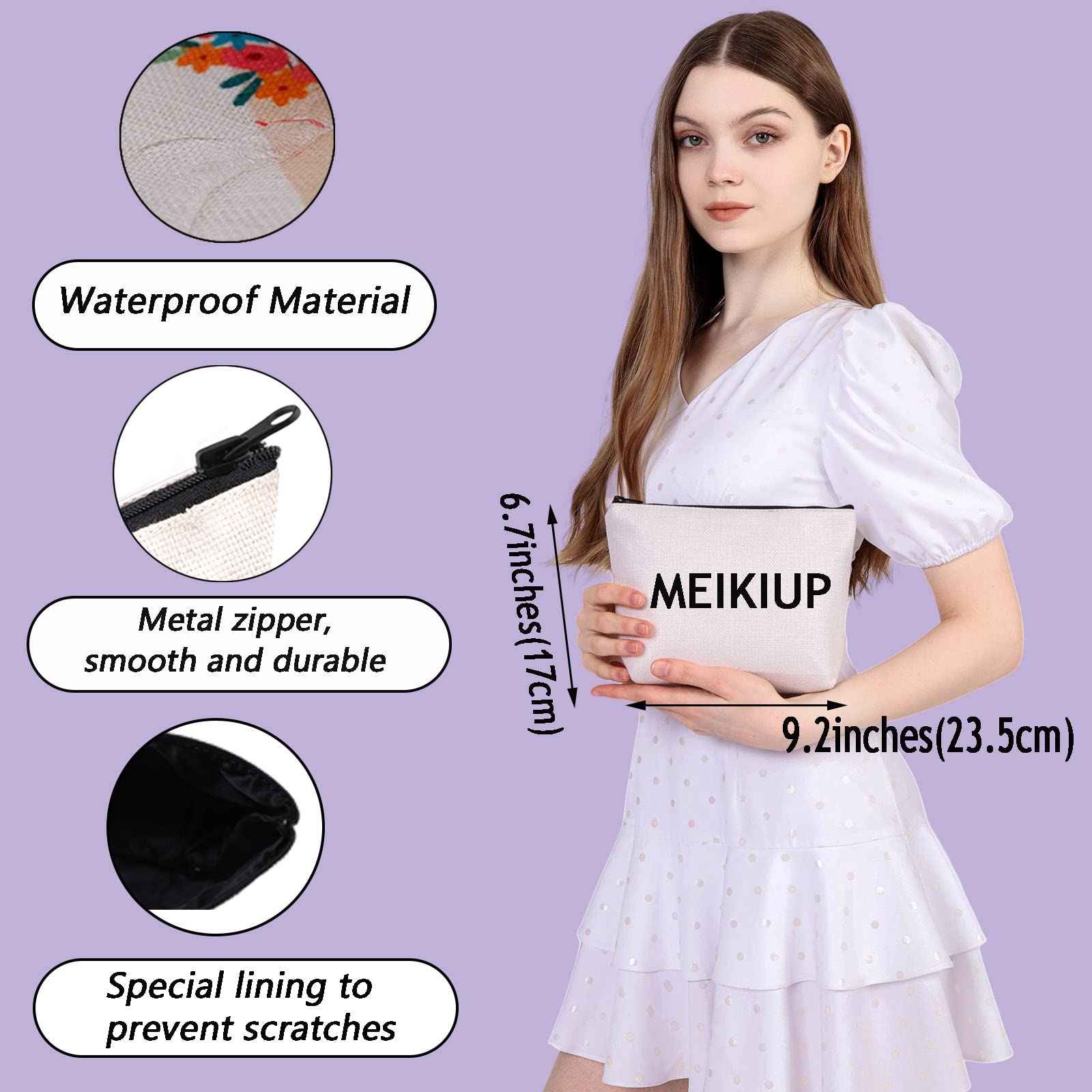 MEIKIUP Stay Fandom Makeup Bag Korean Music Group Gift Korean Music Fans Makeup Bag Gift Character Cosmetic Bag Korean Music Fans Gift (STAY Bag)