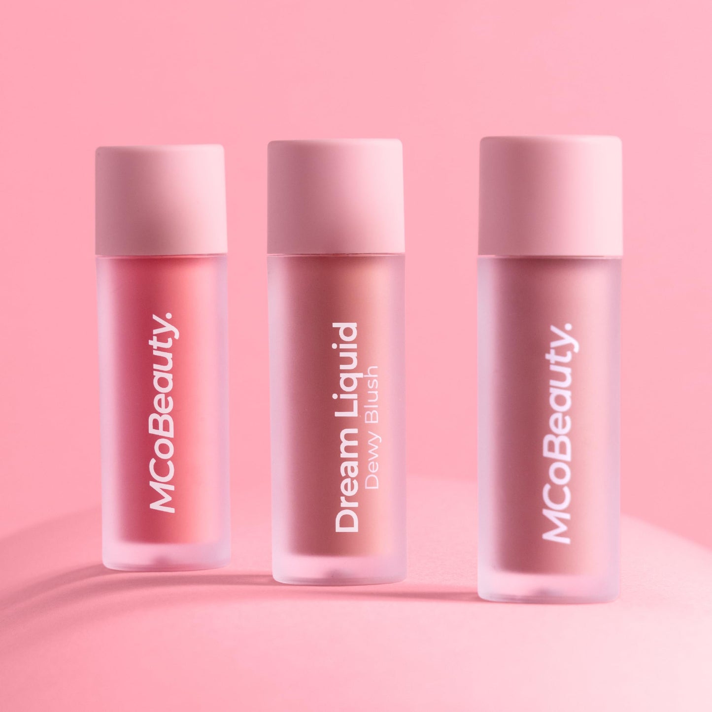 MCoBeauty Dream Liquid Dewy Blush, Cool Pink, Radiant Flush for Fresh, Glowing Cheeks, Vegan, Cruelty Free Cosmetics