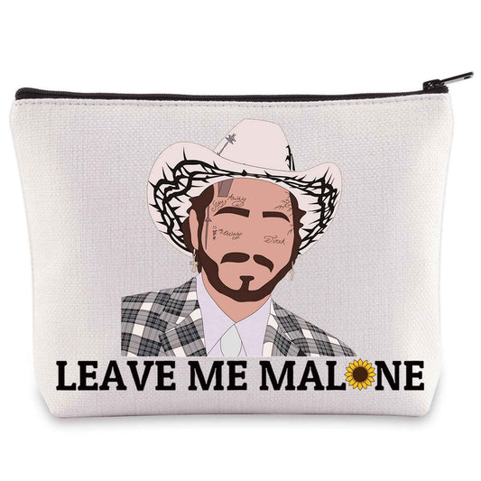 WZMPA Singer Fans Inspired Cosmetic Bag Singer Concert Gift Leave Me Makeup Zipper Pouch Bag Singer Music Merchandise (Leave Me)