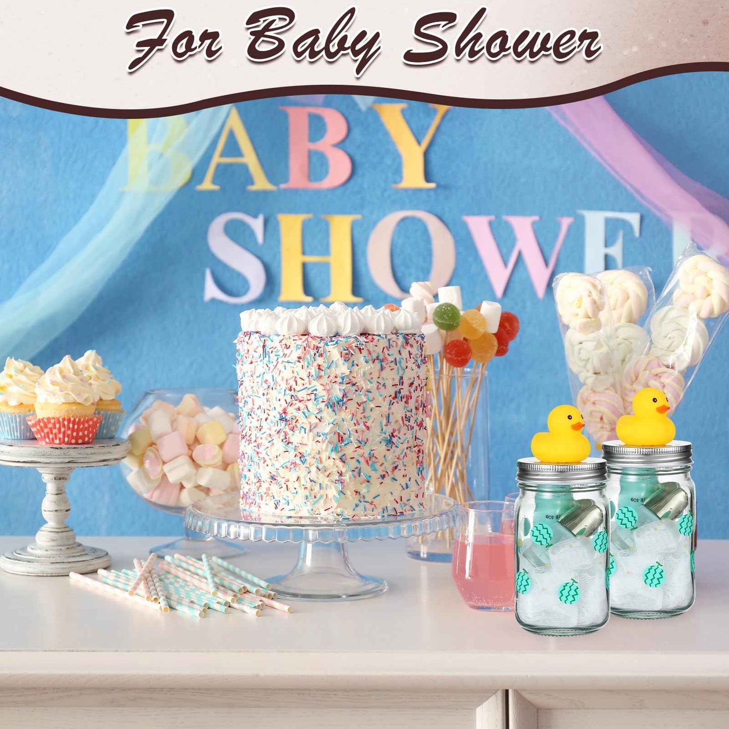 Suttmin 50 Pcs Loofah Sponge Bulk Mini Shower Sponge 3 Inch Loofahs Shower Pouf Mesh Shower Ball for Women Kids Men Exfoliating Bath Scrubber Travel Size Shower Gift(White)