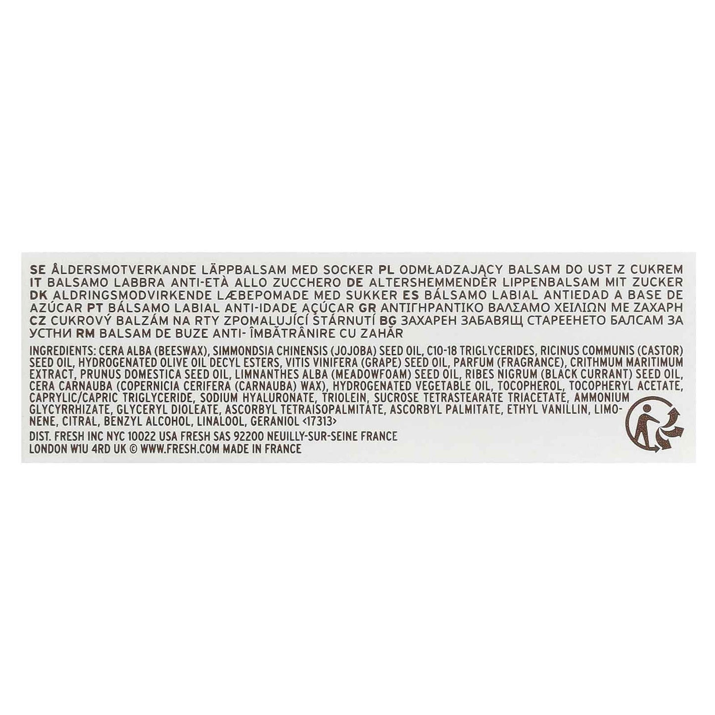 fresh Sugar Advanced Therapy Treatment Lip Balm Translucent