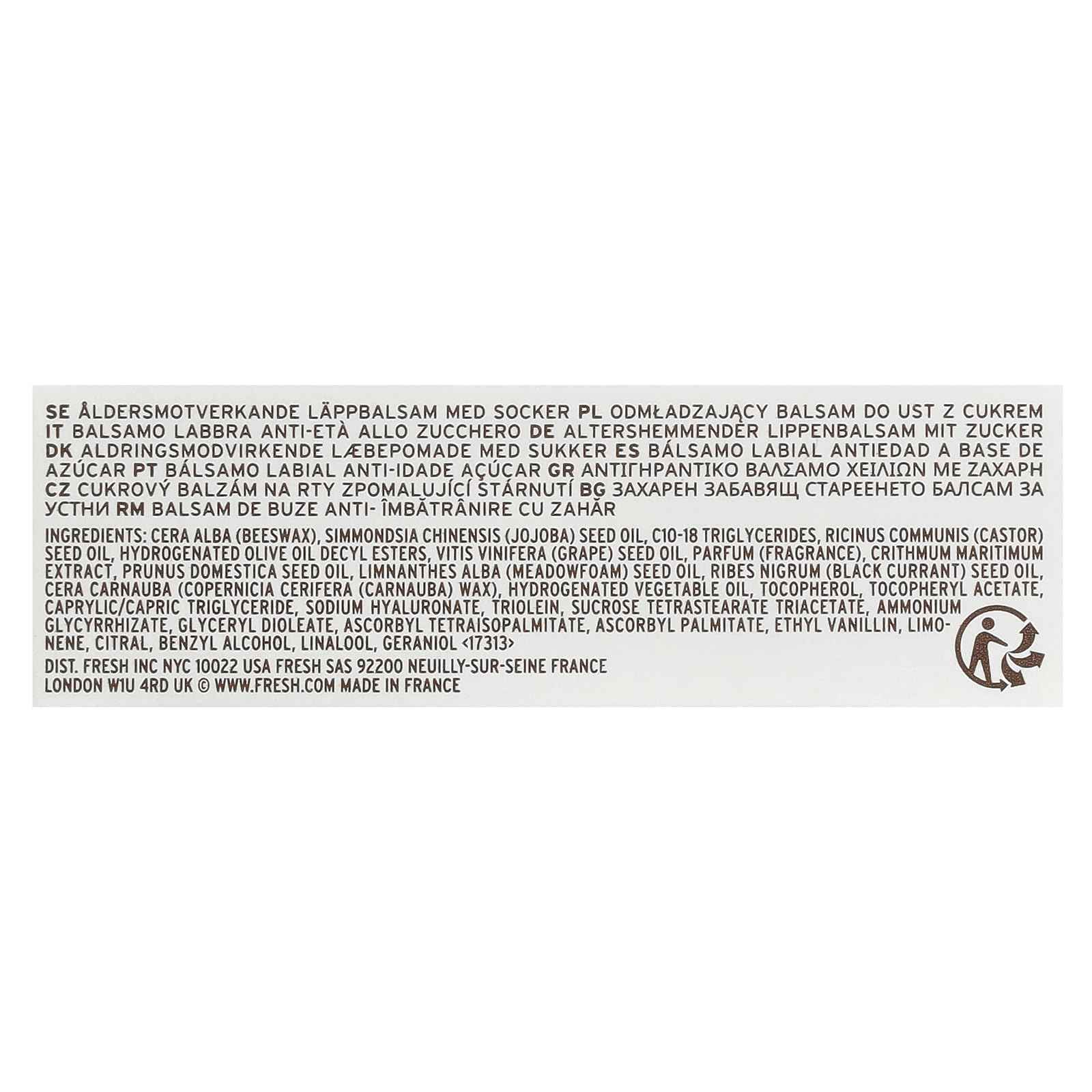 fresh Sugar Advanced Therapy Treatment Lip Balm Translucent