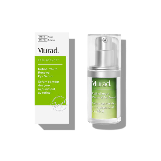 Murad Retinol Youth Renewal Eye Serum - Retinol Eye Serum Visibly Improves Undereye Puffiness Dark Circles and Reduces the Appearance of Fine Lines, Gentle Enough for Nightly Use - 0.5 oz