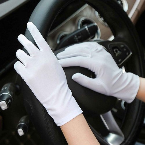 120 PCS White Cotton Gloves for Dry Hands White Cotton Gloves for Eczema Sleeping Cosmetic Moisturizing Eczema and Coin Jewelry Inspection Washable for Men and Women