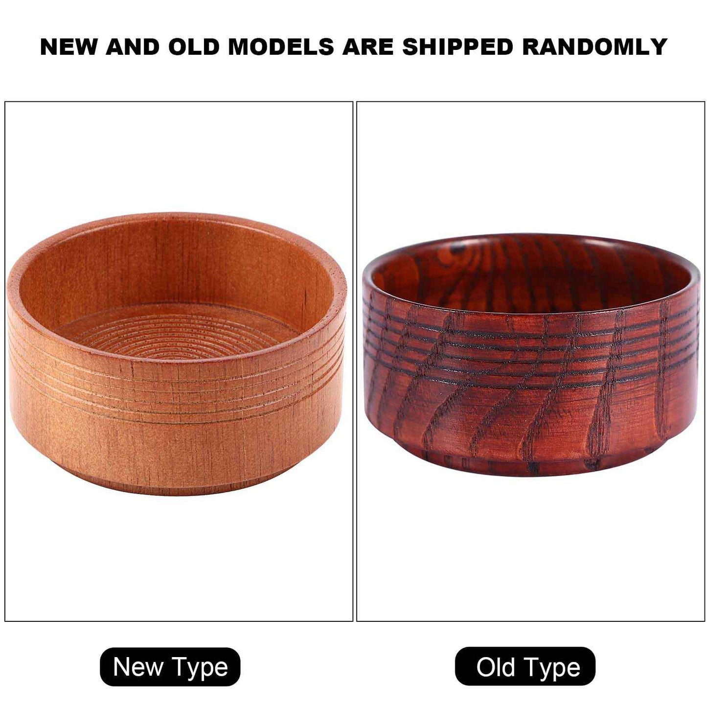 Saluaqui Wood Shaving Soap Bowl Cup Mug Tool, Man Shaver Cleansing Foam Round Lightweight Firm Environmental, Delicate Appearance, Good Mood When Shaving