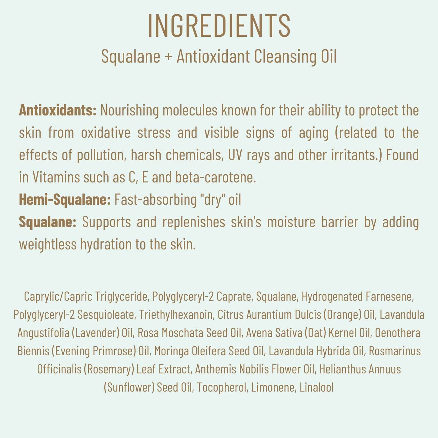 Biossance Squalane + Antioxidant Cleansing Oil. Lightweight Facial Oil Cleans Deep into Pores, Removes Makeup and Hydrates Skin. For all Skin Types (6.7 ounces)