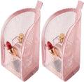 Pink 2 Pack Large Capacity Waterproof Travel Toiletry Bag - Upgraded Mesh Organizer