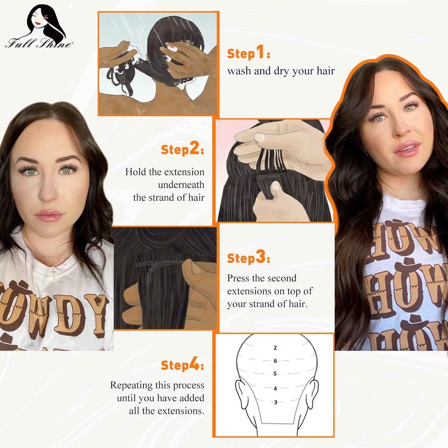 Full Shine Tape in Hair Extensions Human Hair 12 Inch Straight 60 Grams Color 60 Platinum Blonde 40Pcs