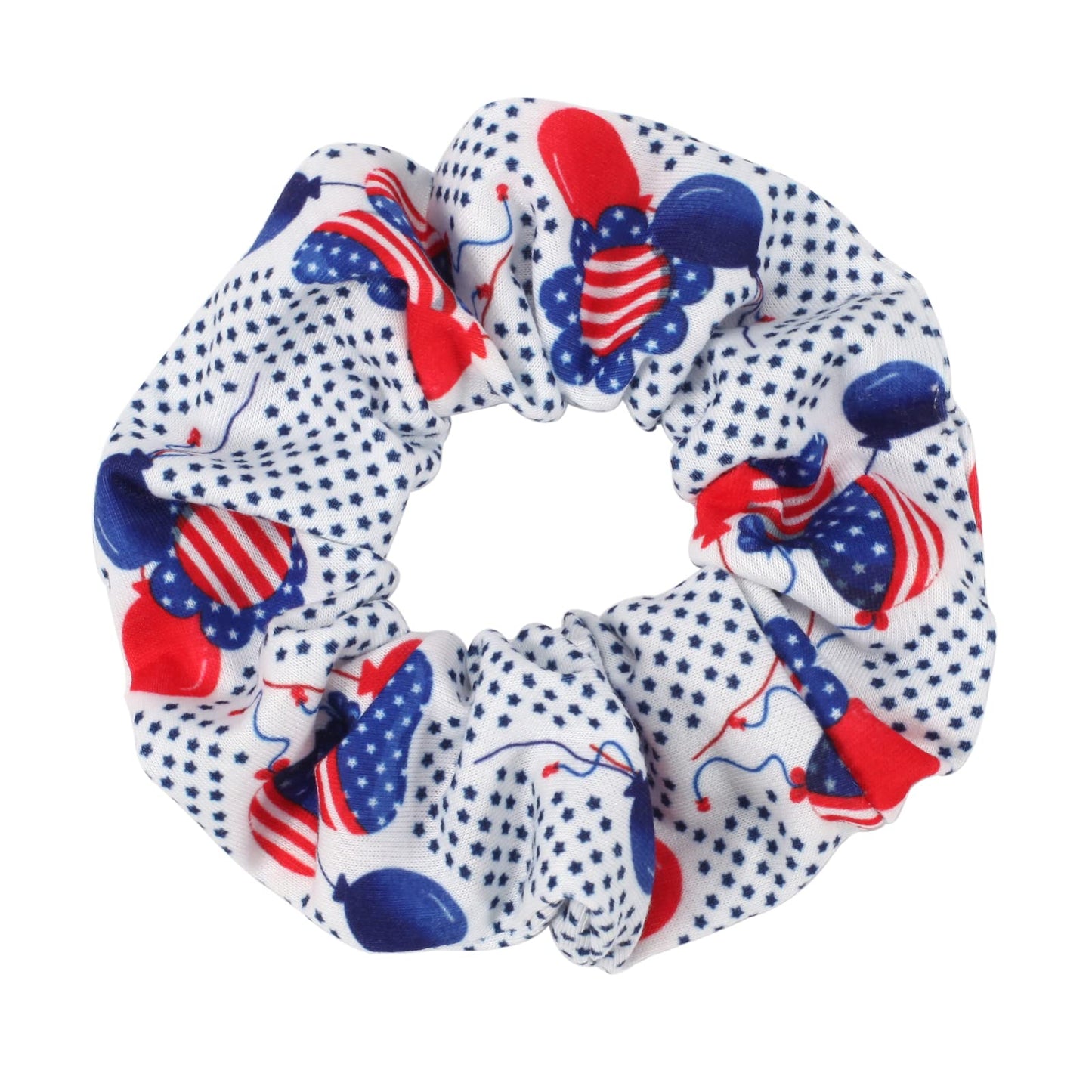 Twinfree American Flag Headbands Red White and Blue Patriotic USA Flag Headband Hair Scrunchy Neck and Face Scarf Head Wrap