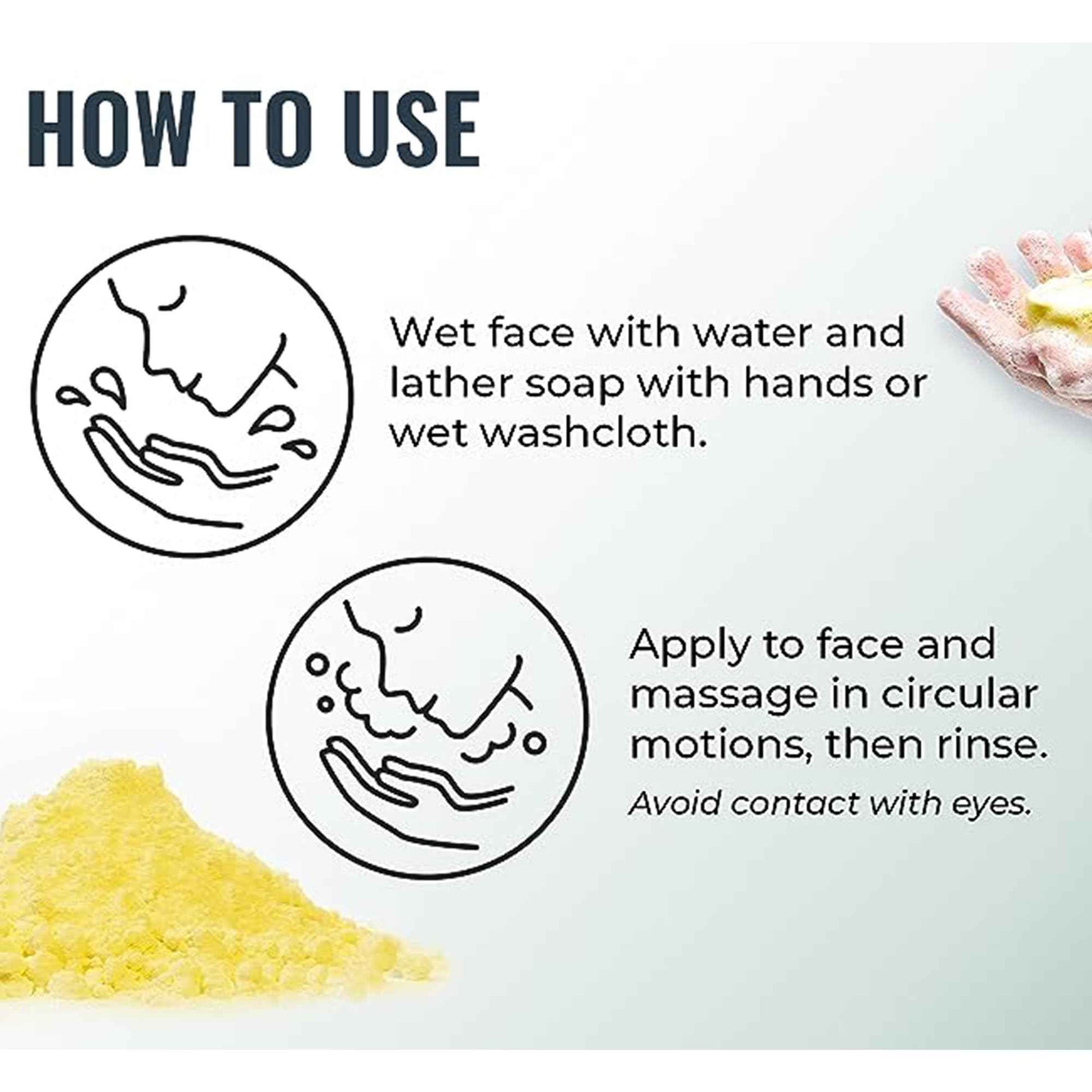 Natural Elephant Dead Sea Sulfur Soap 4.4 oz with Dead Sea Salt, Aloe Vera, Sulphur Face and Body Cleanser Bar for All Skin Types (3 Pack (13.2 oz Total))