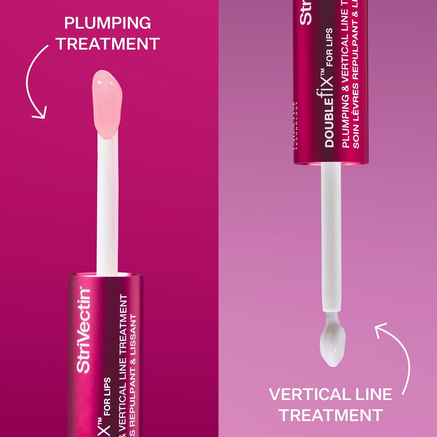 StriVectin Anti-Wrinkle Double Fix for Lips Plump & Smooth Vertical Lines, Hydrating Two-in-One Treatment, 0.16 Fl O