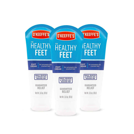 O'Keeffe's K0280004-3 Healthy Feet Foot Cream Tube (3 Pack), 3 oz