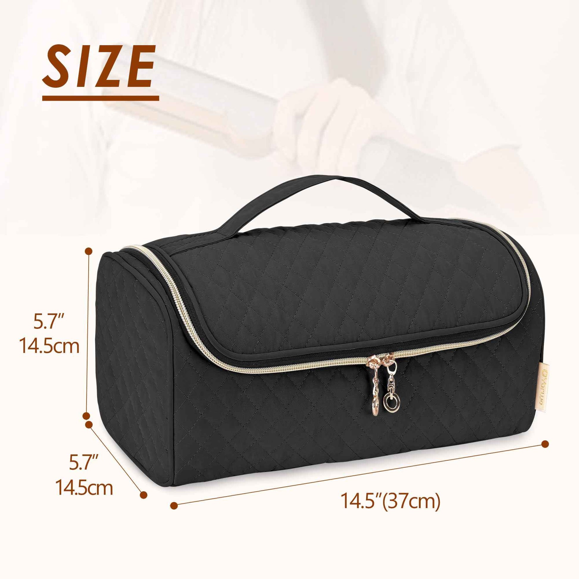 Yarwo 2026 Upgraded Travel Carrying Case Compatible with Shark FlexStyle Styling HD 430/440, Portable Storage Bag for Dyson Airwrap and Hair Styler Attachments, Black (Bag Only)