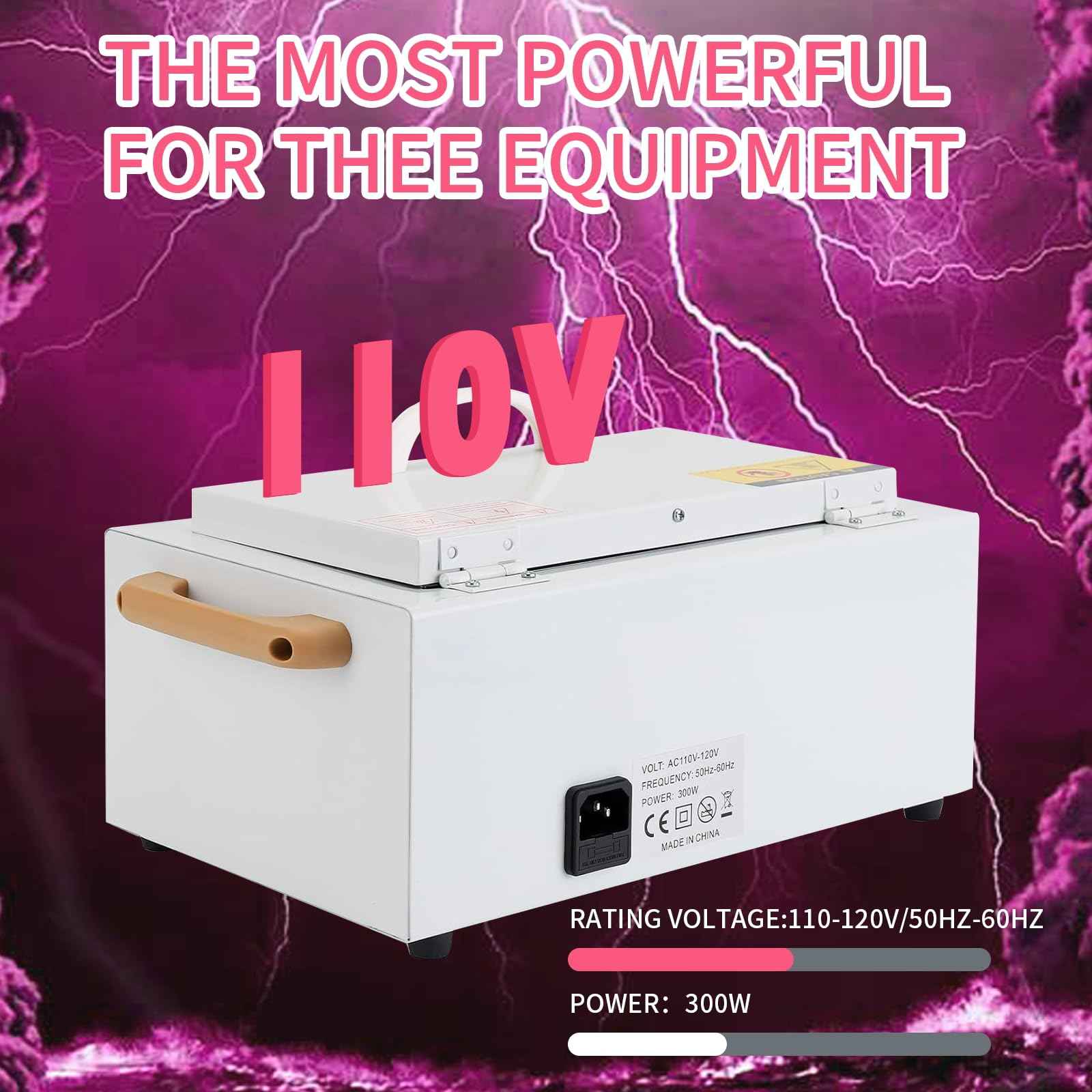 High Temperature Sterilizer Autoclave Machine, 110V 300W 1.5L with Timer Manicure Metal Tool Cleaner Machine,Autoclave Sterilizers, Nail Tool Sterilizer for Sundry Beauty Hair Nail Metal Tools