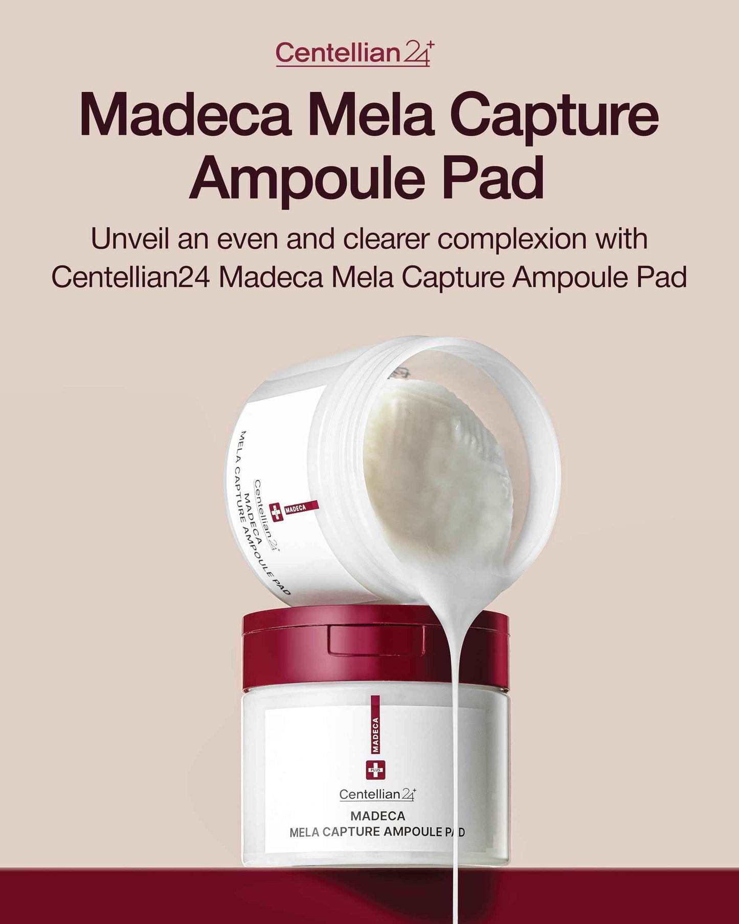 CENTELLIAN 24 Madeca Mela Capture Ampoule Pad (Evening, 5.58fl oz / 60 pcs) - Highly Concentrated Ampoule Pads for Tone Correcting, Vegan, Korean Skin Care. Niacinamide, TECA, Madecassic Acid.