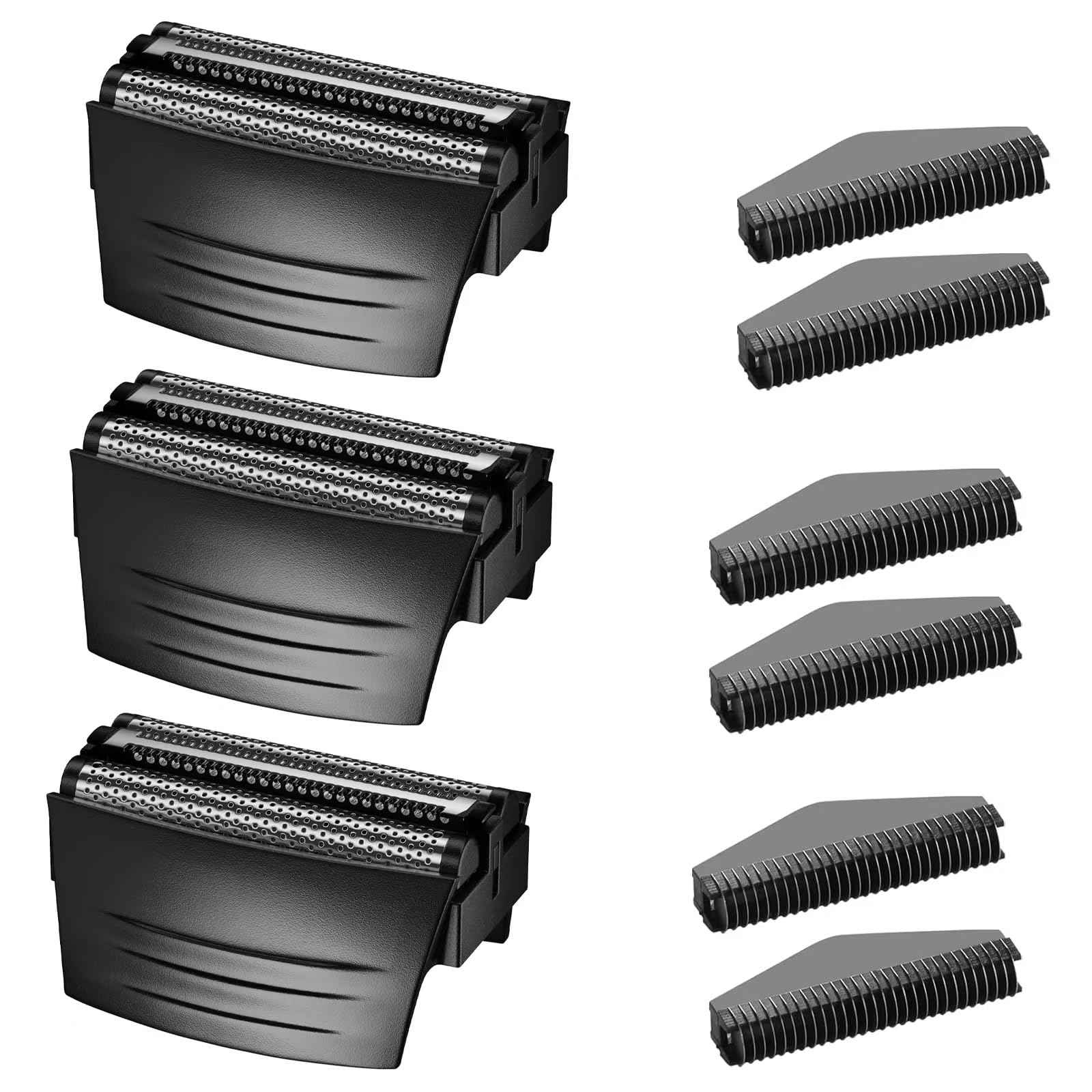 Replacement Shaver Foil Compatible with Remington Electric Shaver TITANIUM-X Flex & Pivot Foil and Cutter for F5800 & F7800, Replacement Heads Fit for Remington F4900, F5800 and F7800 (3 Pcs)