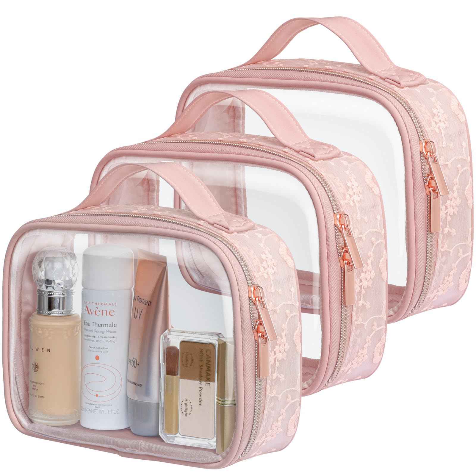 PACKISM Lace TSA Approved Toiletry Bags, 2 Style for Bundle Sale