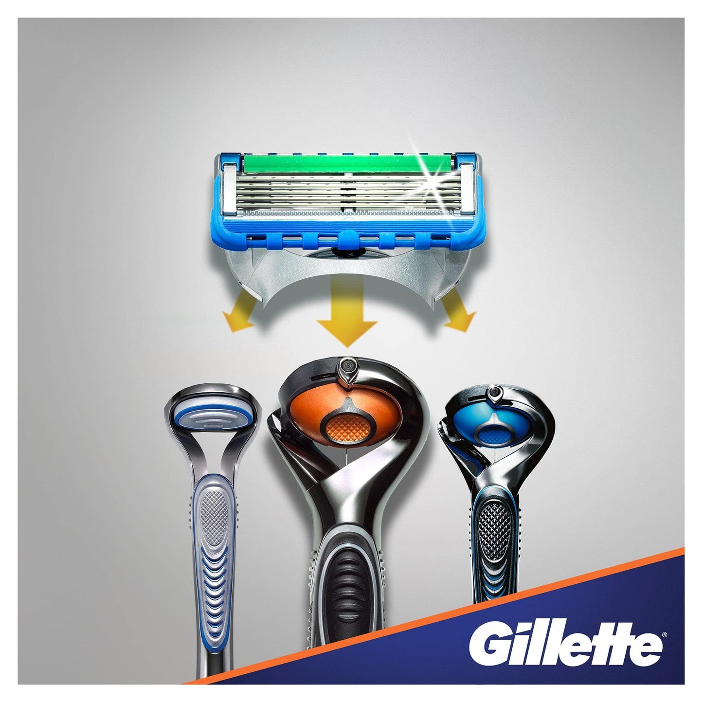 Gillette 81307362 Fusion ProGlide Power Pack of 4 Blade Pack