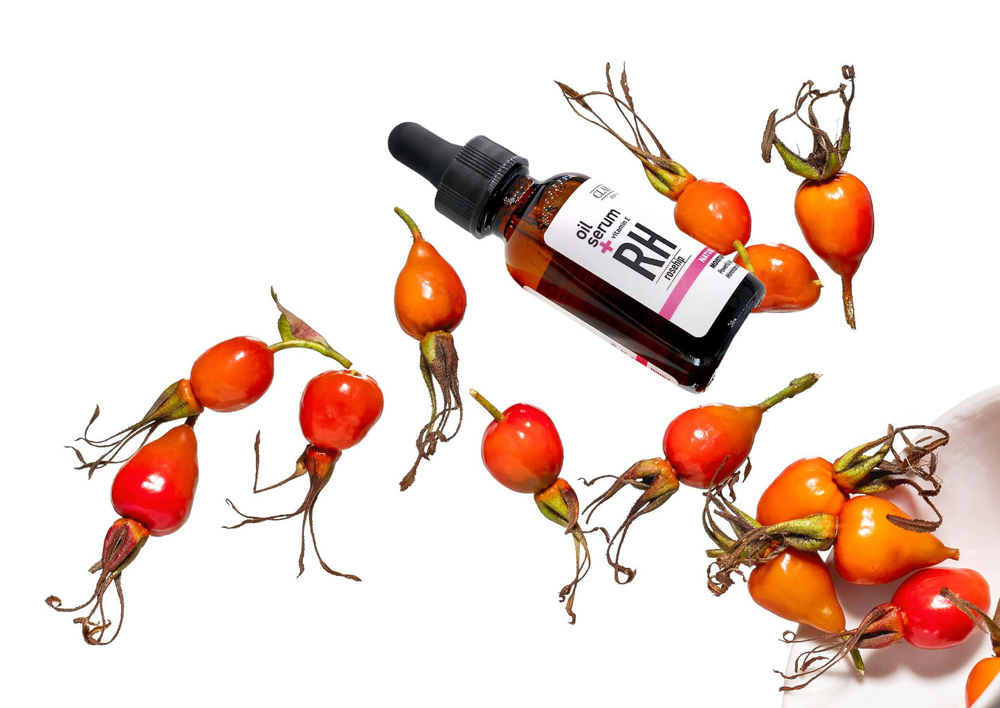 CLARA'S NEW YORK 100% Natural Rosehip Facial Oil Serum with Vitamin E - Rejuvenating, Moisturizing and Anti-Aging, Hydrating Face Oil for Fine Lines Wrinkles Glowing Healty Look - 30ml - Made in USA