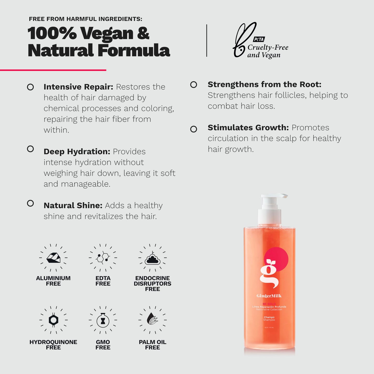 Hair Repair Bundle - Shampoo and hair mask Revitalizing Shampoo and Intensive Hair Repair Mask for Damaged Hair - Restores, Strengthens, and Nourishes Your Tresses for Vibrant Shine and Silkiness