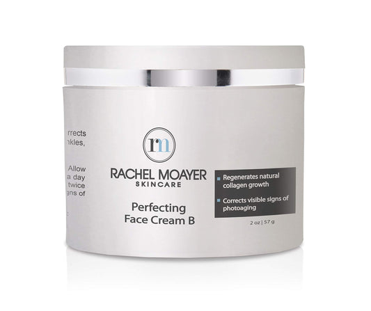 Rachel Moayer Perfecting Face Cream B, Anti Aging Moisturizer for the Face, Perfect for Day & Night, Wrinkle Remover, Boosts Collagen, and Photoaging Repair, for Men & Women