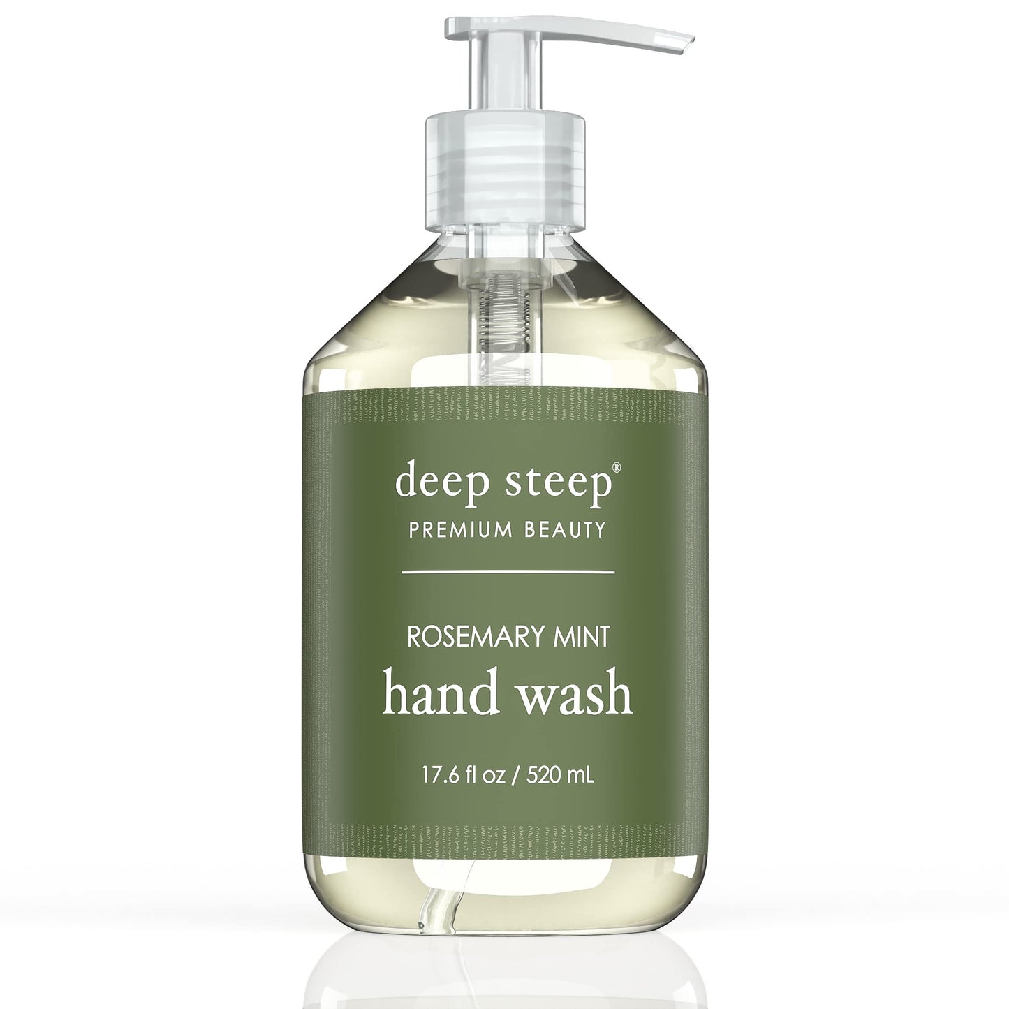 Deep Steep Argan Oil Liquid Hand Wash, Rosemary Mint, 17.6 Fluid Ounce