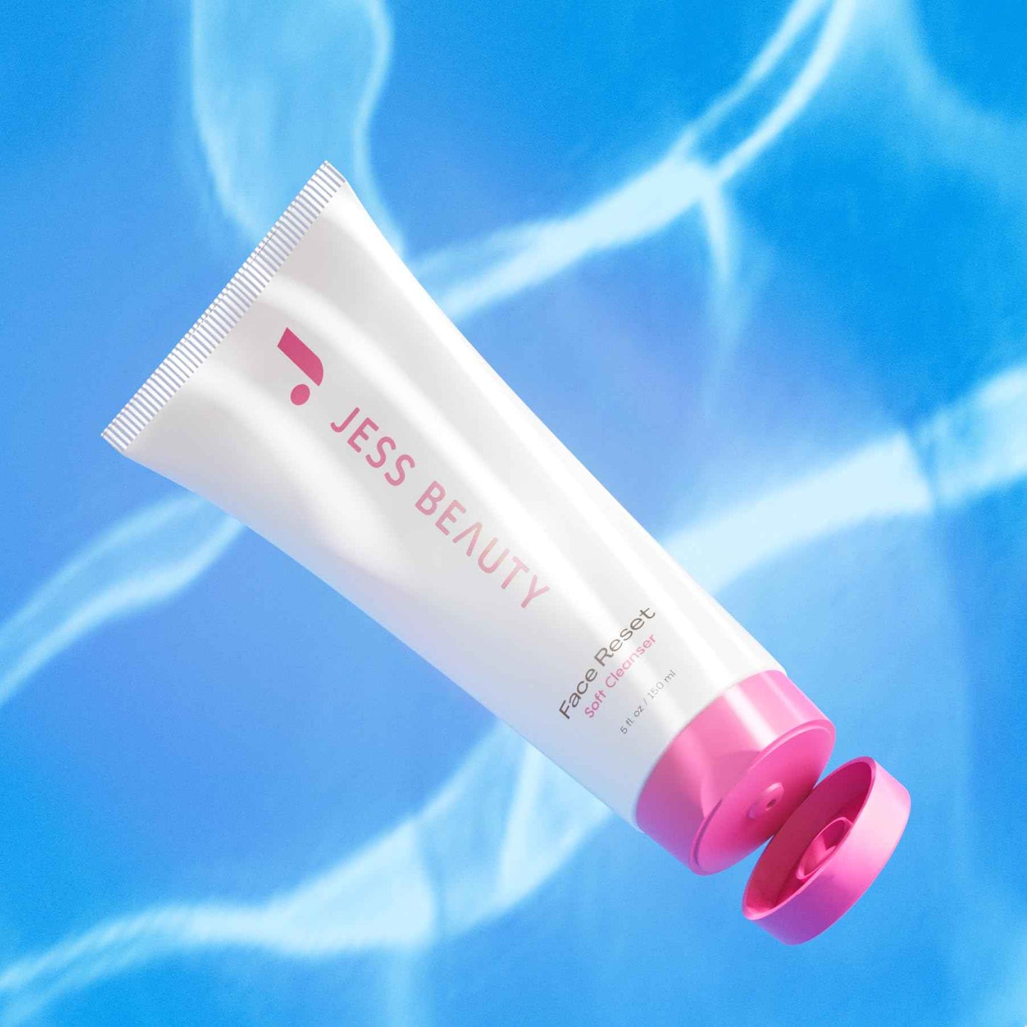 JESS BEAUTY | Face Reset Soft Face Cleanser with Squalane & Hyaluronic Acid 5 fl. oz | Skincare Face Moisturizer