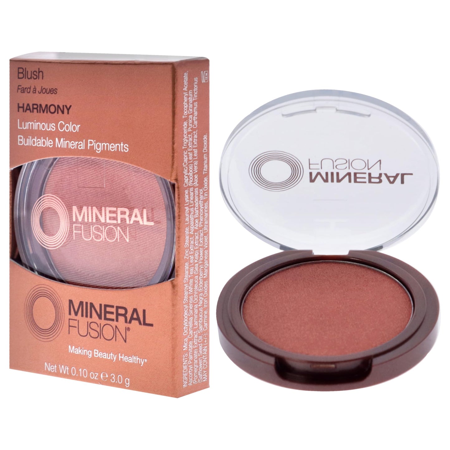 Mineral Fusion Blush Packaging May Vary, Harmony, 0.1 Ounce