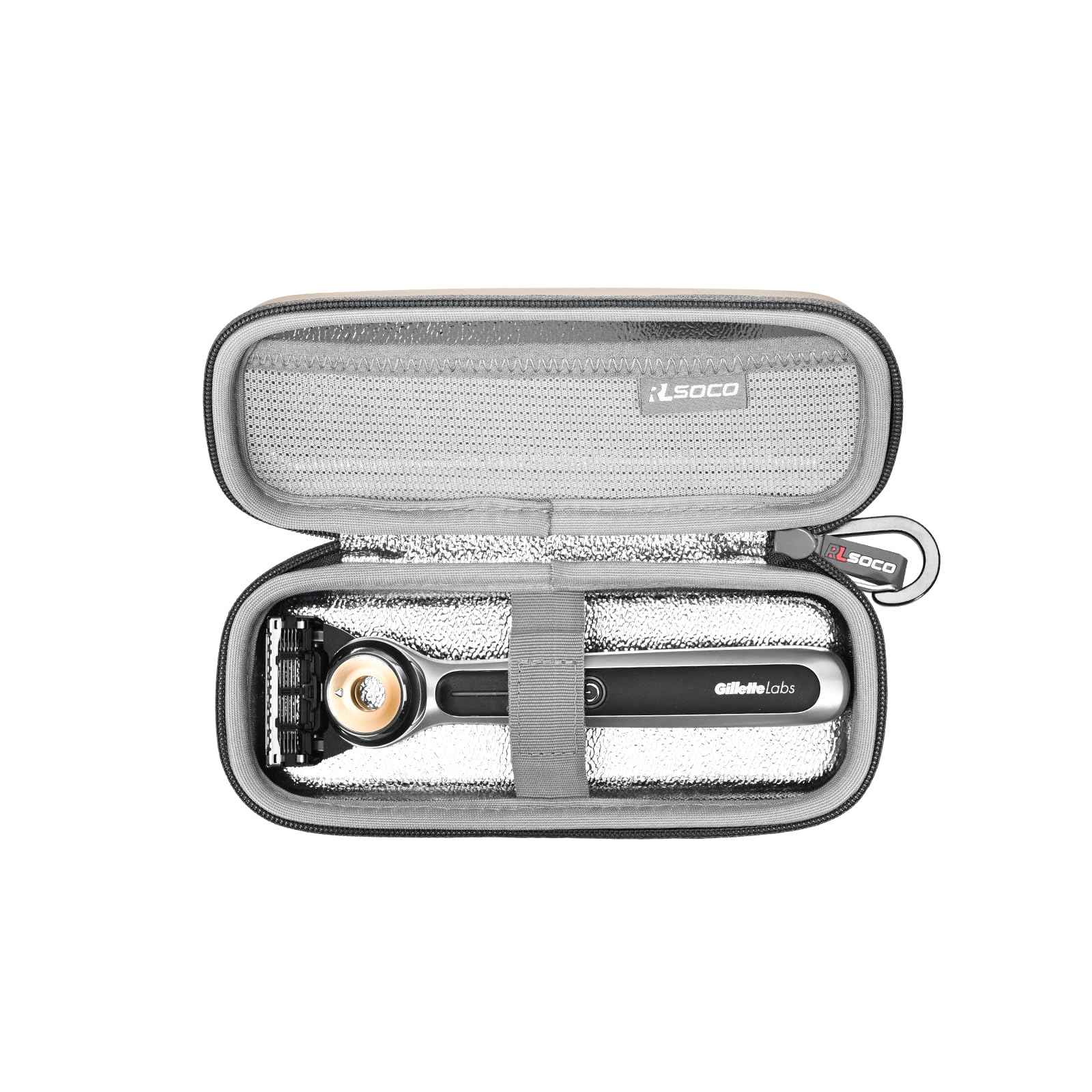 RLSOCO Hard Case Compatible With Gillette Labs Heated Razor & Leaf Razor (Small Size)