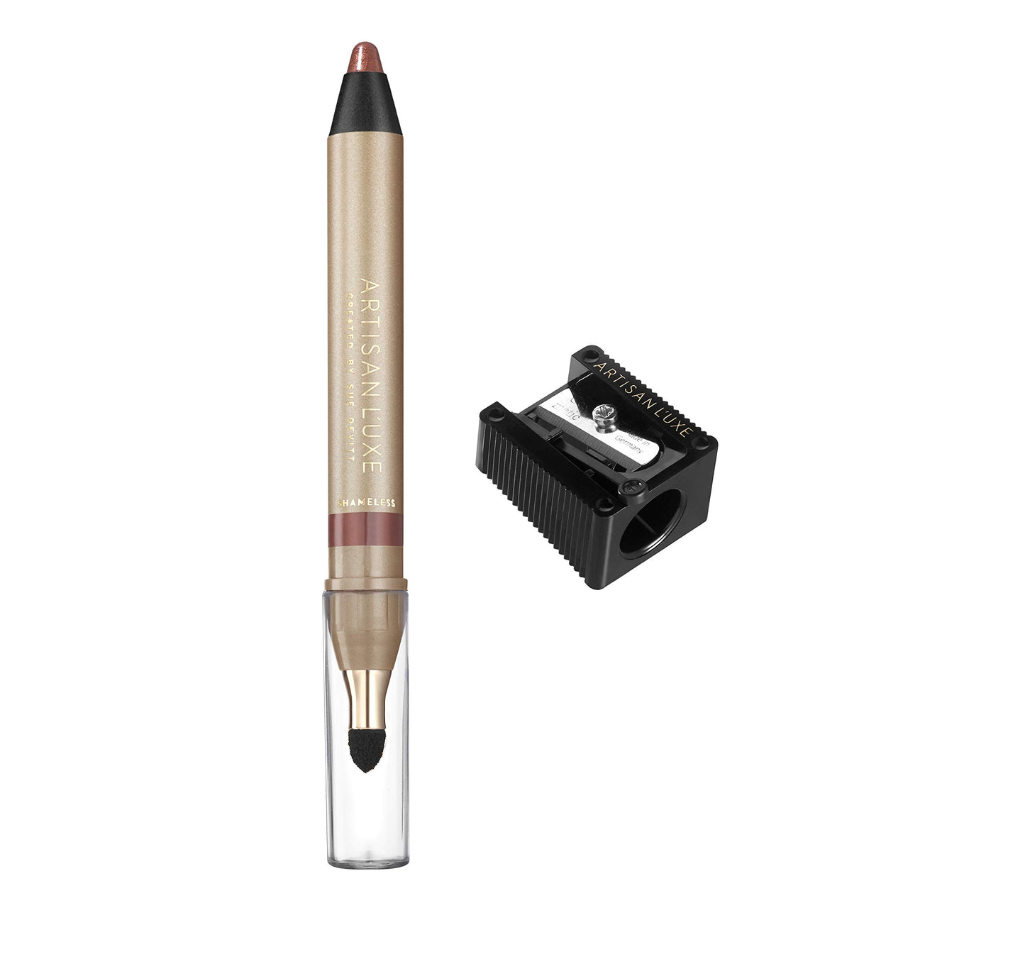 Artisan L'uxe Beauty Velvet Jumbo Eyeliner Pencil - Smokey Eyes in 3 Minutes - Water-Proof Smudge-Proof, Long-Lasting - Age-Defying Essential Oils - Seduction (Shade: Chocolate Brown) (Dark Chocolate Brown)