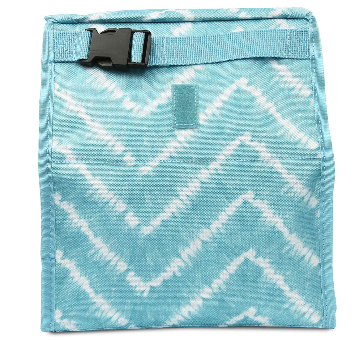 PackIt Freezable Lunch Bag, Aqua Tie Dye, Built with EcoFreeze Technology, Foldable, Reusable, Zip and Velcro Closure with Buckle Handle, Perfect for Lunches