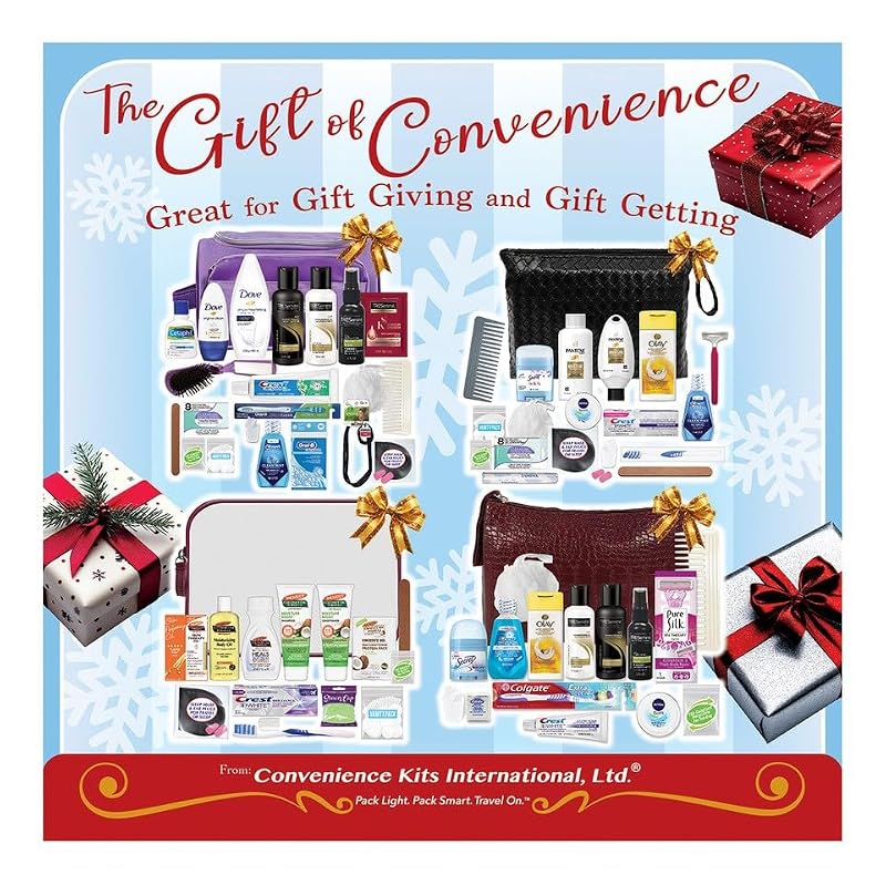 Women’s Travel & Personal Care Kit - 10-Piece TSA Approved Toiletries Set