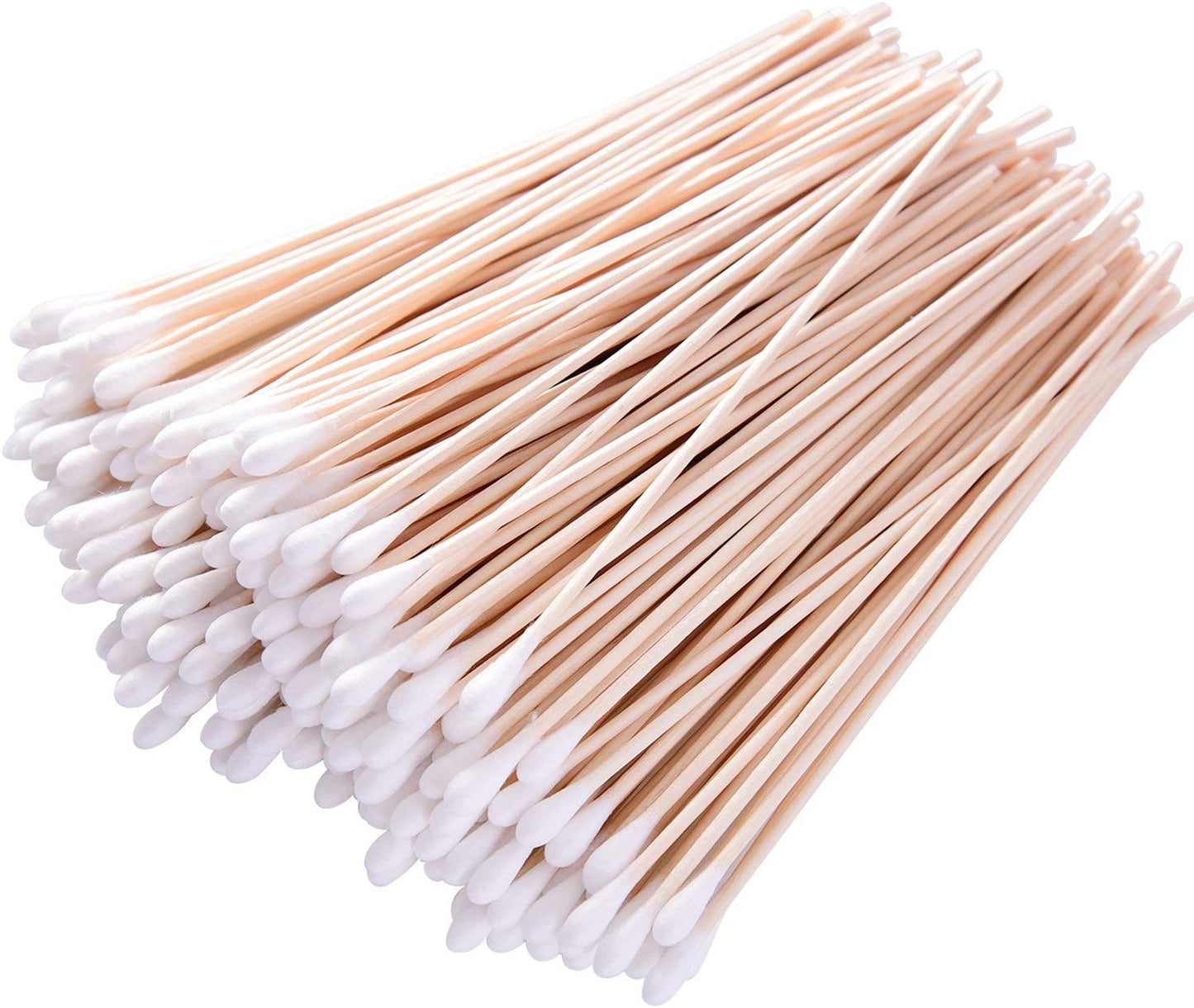 6" Long Cotton Swabs 2600pcs for Makeup, Gun Cleaning or Pets Care