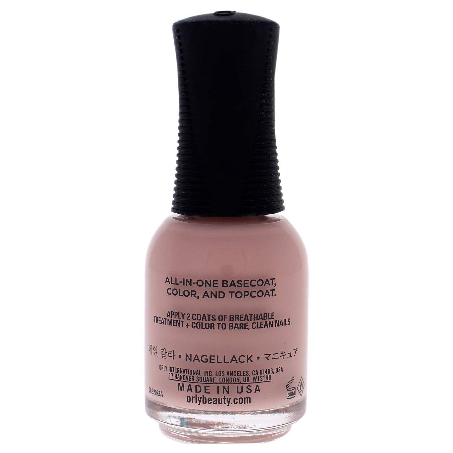 Orly Breathable Treatment + Color - 20984 Grateful Heart Women Nail Polish 0.6 oz (Pack of 2)