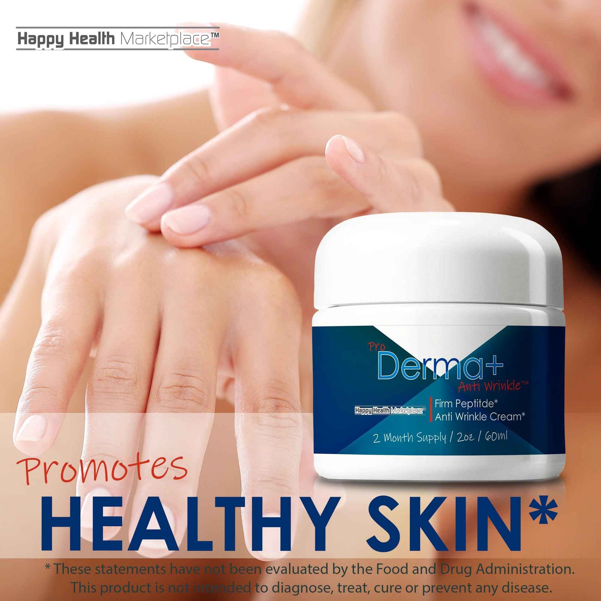 Pro Derma + Anti Wrinkle Cream - Our Best Derma Firm Peptide Firming Eye Gel & Face Wrinkle Cream - 2 Month Jar - Derma Firm Peptide Serum Anti Wrinkle Eye Cream & Anti Wrinkle Face Cream - Anti Aging