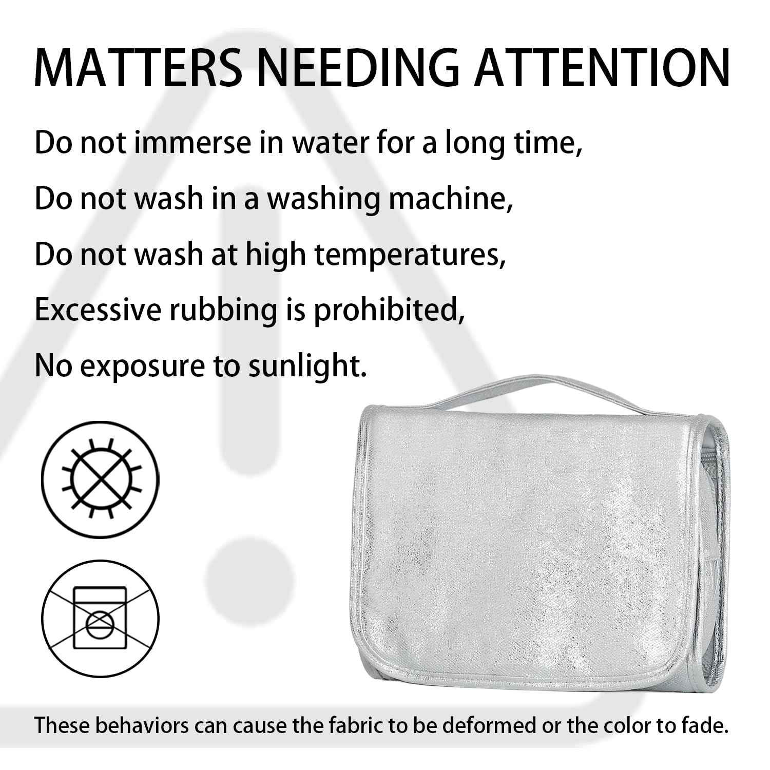 Charmix Travel Toiletry Bag for Women,Hanging Travel Toiletry Bag with Jewelry Organizer Compartment,Makeup Bag, Waterproof and Dirt Resistant, Travel Essentials,Bright Silver