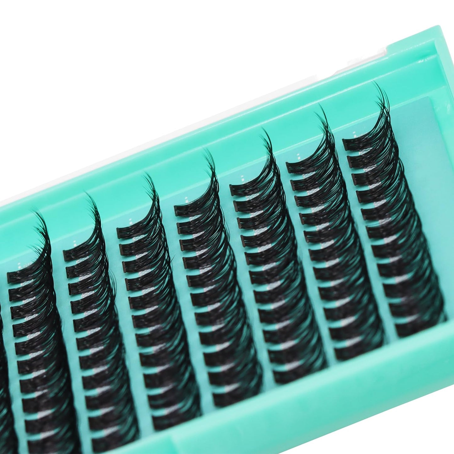 Bodermincer 144 Cluster 14-16-18mm Mixed Length Lash Cluster Eyelash Extension Natural 3D Russian Volume Faux 3D Effect Glue Bonded Cluster Eyelashes (Y08# 14-16-18mm Mixed)