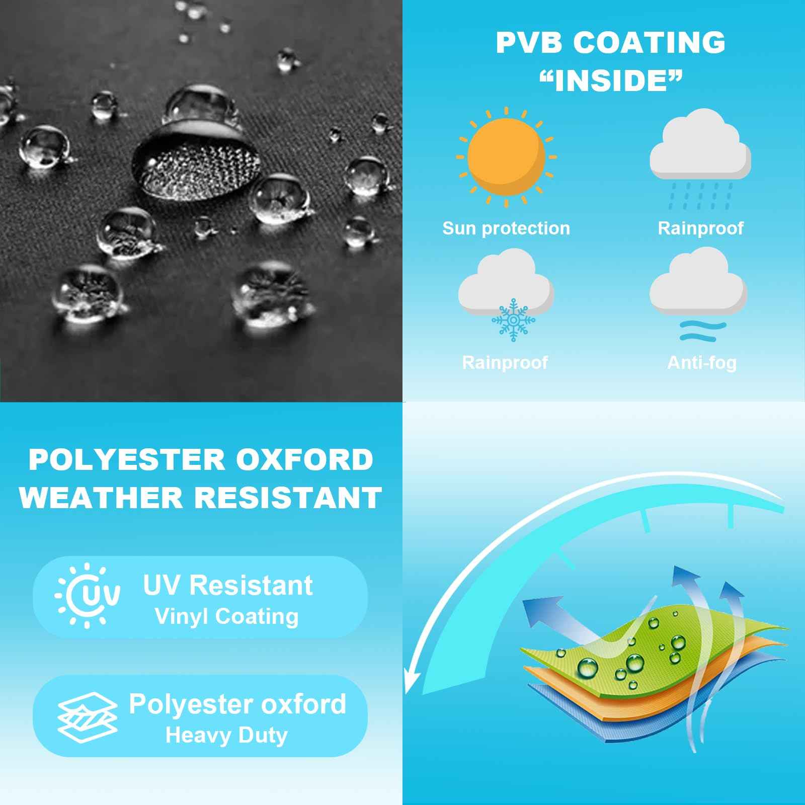 Massage Chair Cover, 600D Oxford cloth waterproof Full Body Zero Gravity Chair Covers, UV resistant Shiatsu Massage Recliner Chair Cover, tear resistant, with storage bag, black, 63x39.5x55.5 in