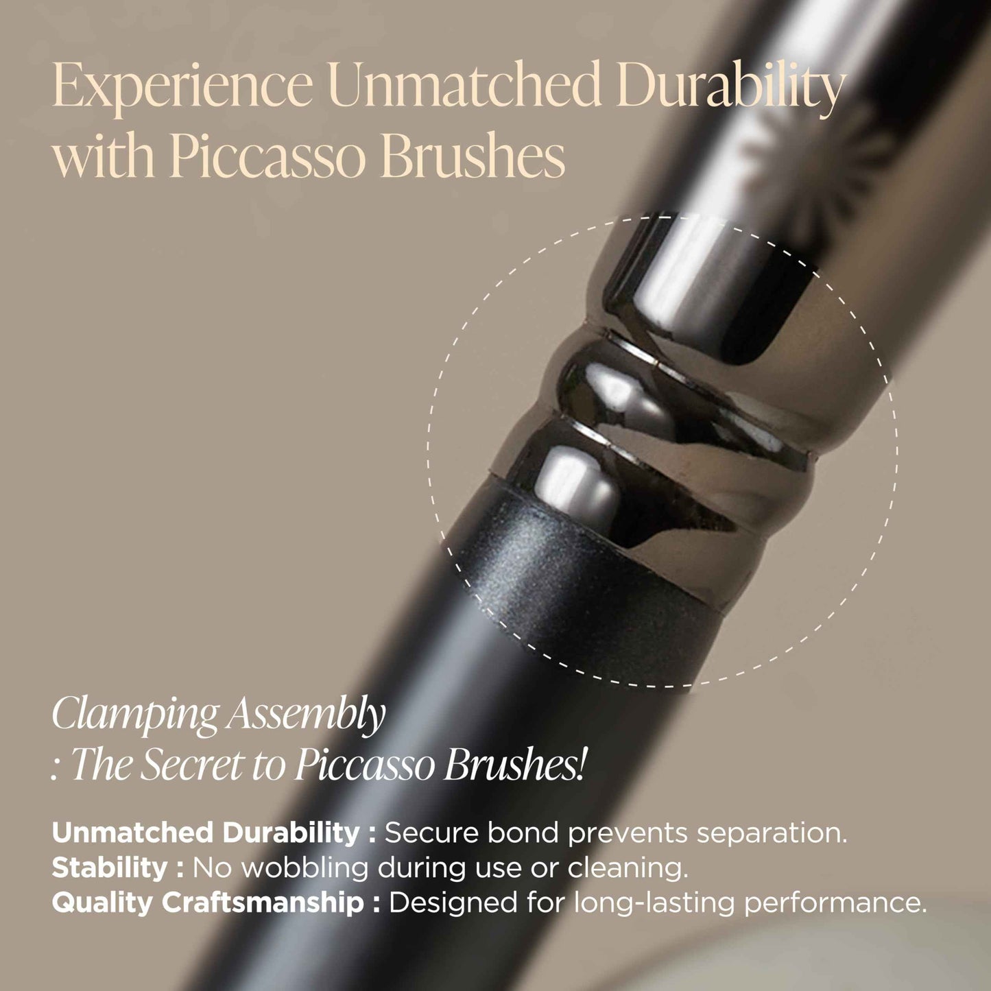 Piccasso 201 Nose Shading Brush – Soft Hair Makeup Brush for Nose Shaper and Face Makeup, Small Angled Brush for Precise Contouring and Blending, Korean Professional Beauty Tool for Daily Use