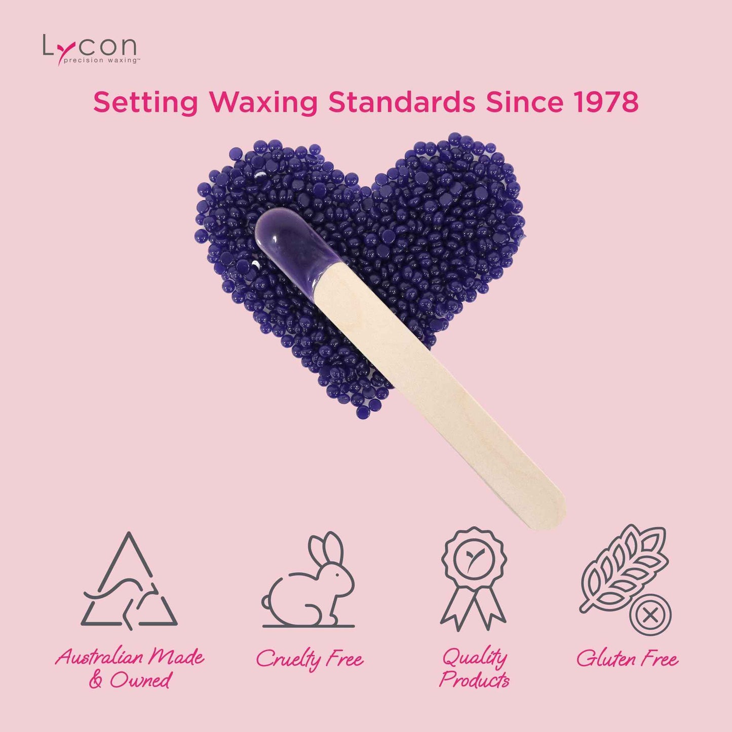 Lycon Active Gold Strip Wax for Hair Removal at Home, Soft Wax for Gentle Use Over Larger Areas, Professional-Grade Soothing Formula, Suitable for Sensitive Skin, 400ml