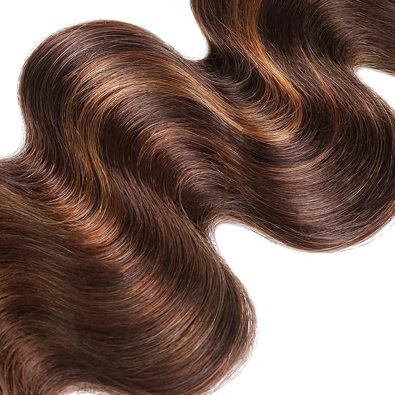 P4/30 Body Wave Human Hair Bundles - 26/28/30 Inch, 300g