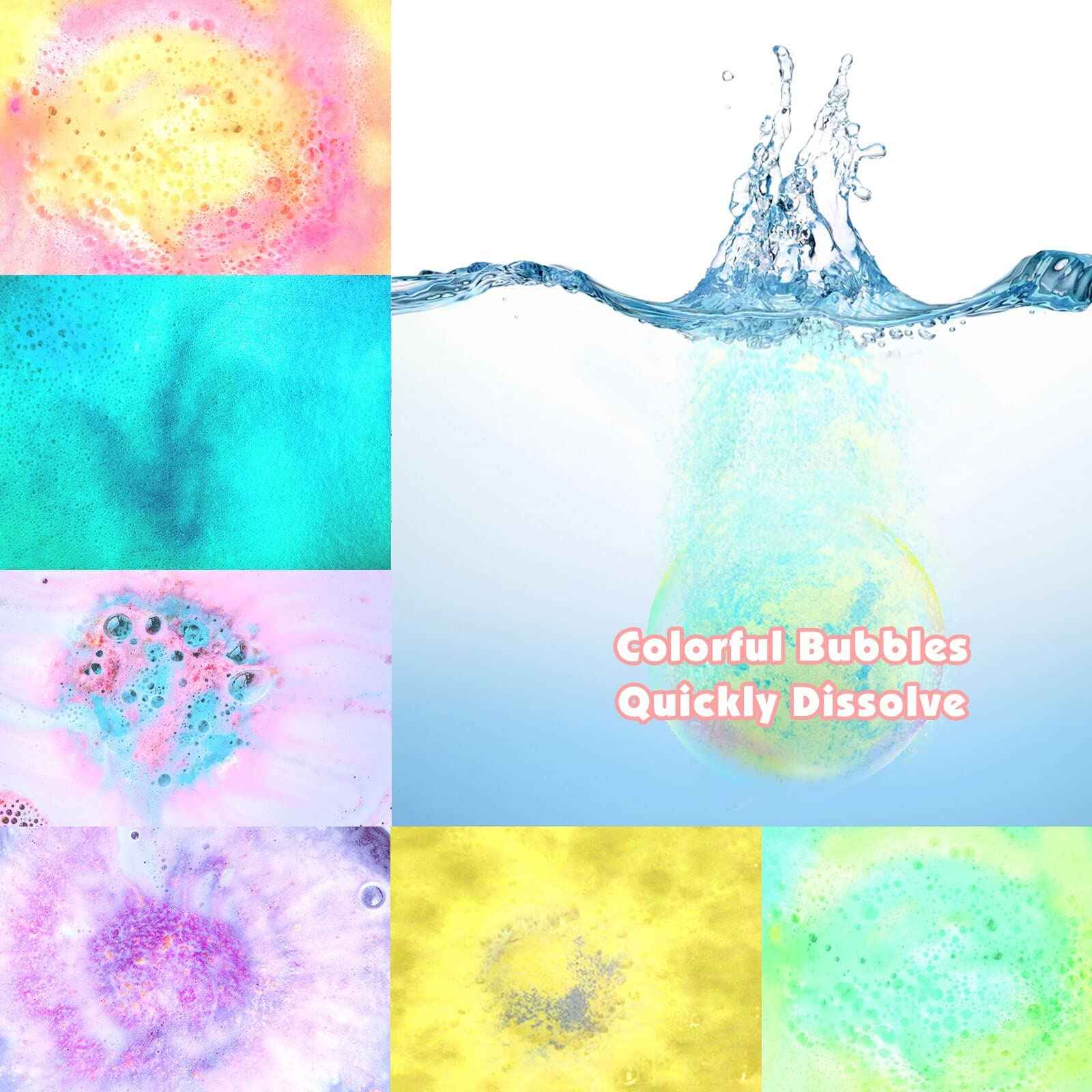 Bath Bombs for Kids Girls with Surprise Inside 6 Large Organic Bubble Kids Bath Bombs with Jewelry Toys Inside Safe & Natural Bathbombs Birthday Christmas Easter Surprise Princess Gifts Set for Girls