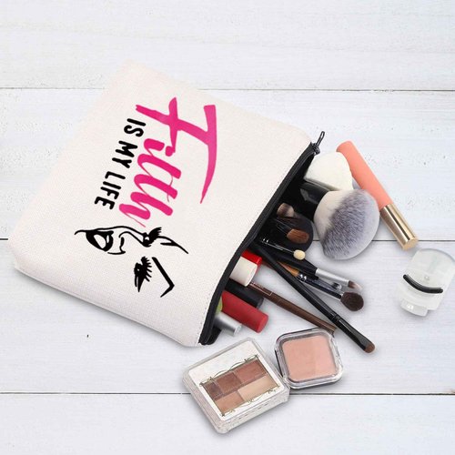 G2TUP Babs Johnson‌ Makeup Bag Divine Inspire Gift Filth is My Life Canvas Zipper Pouch Cotton & Connie Merch (Filth is My Life)