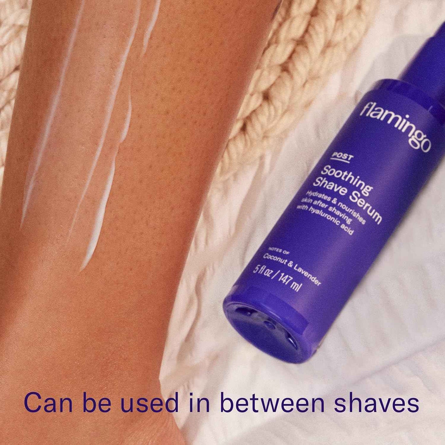 Flamingo 3-Step Shaving Set for Women - Smoothing Prep Scrub, Nourishing Shave Oil, and Soothing Post Shaving Serum - Glow Shave Collection