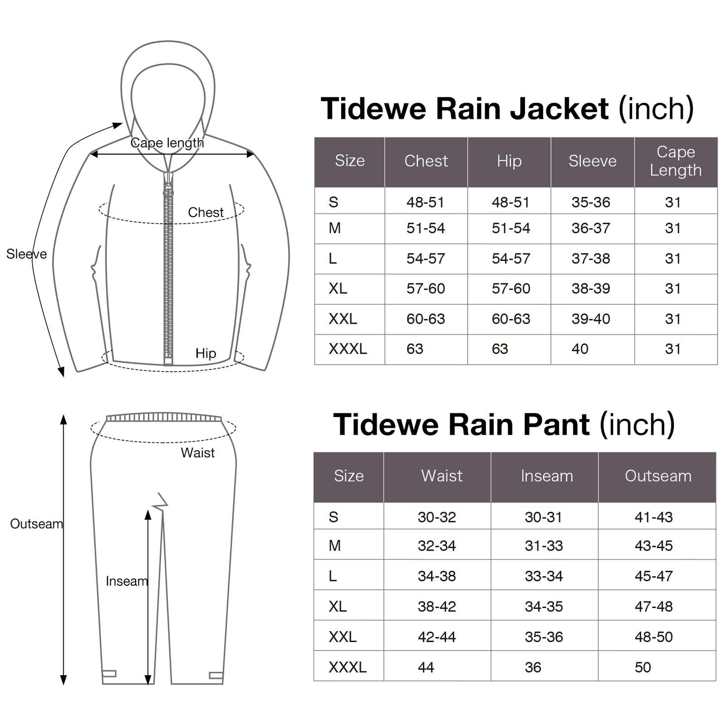 TIDEWE Rain Suit, Waterproof Breathable Lightweight Rainwear (Next Camo Evos Size S)