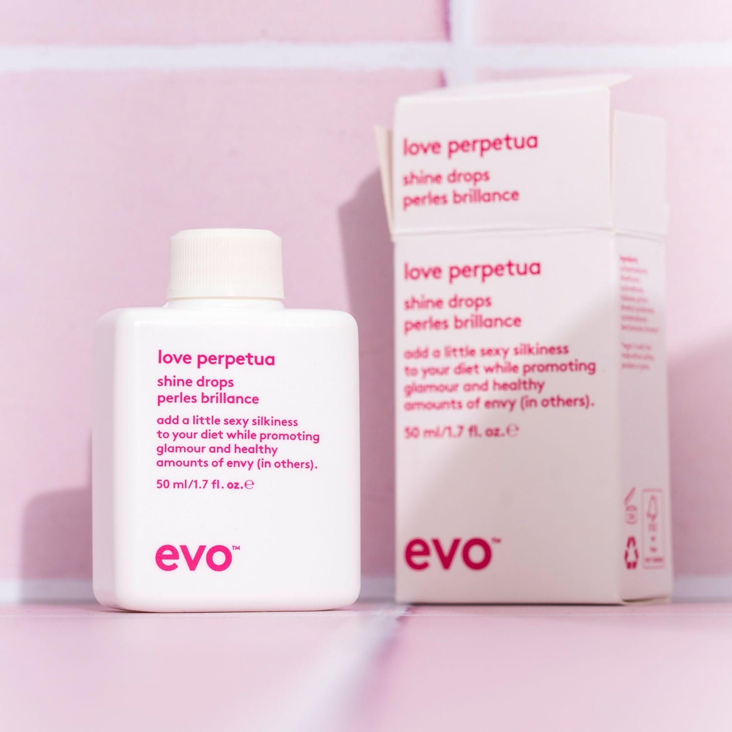 EVO Love Perpetua Shine Drop - Polishing Hair Gloss For All Hair Types - 50ml / 1.7fl.oz